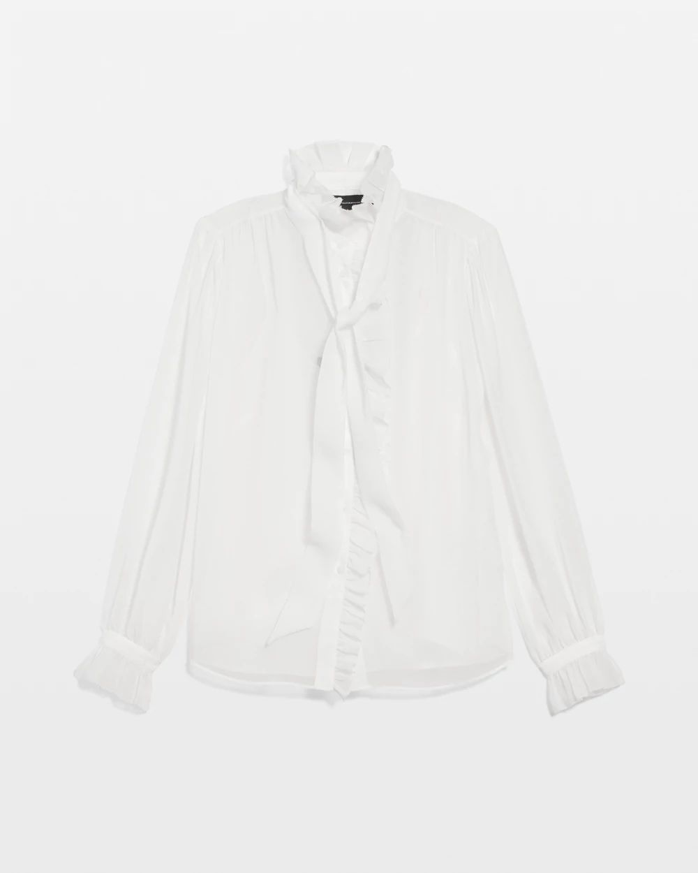 Chiffon Ruffle Blouse | White House Black Market